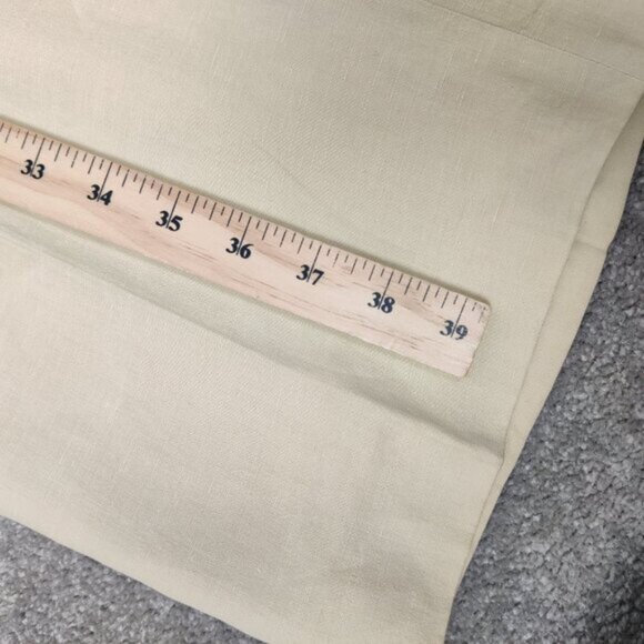 Jones New York Women's Pants Size 14 Beige Silk Linen Business Casual Creased - Picture 10 of 10